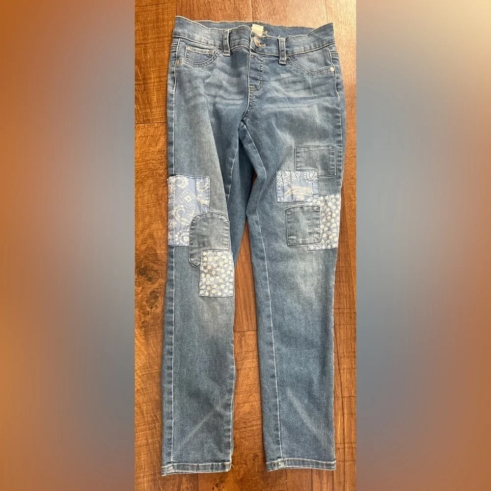 Justice girls bundle of jeggings & jeans 4 pairs sz 12